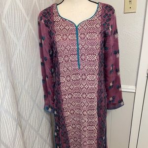 pakistani Indian shalwar kameez stitched party wears Heavy Embroidery On Shirt.